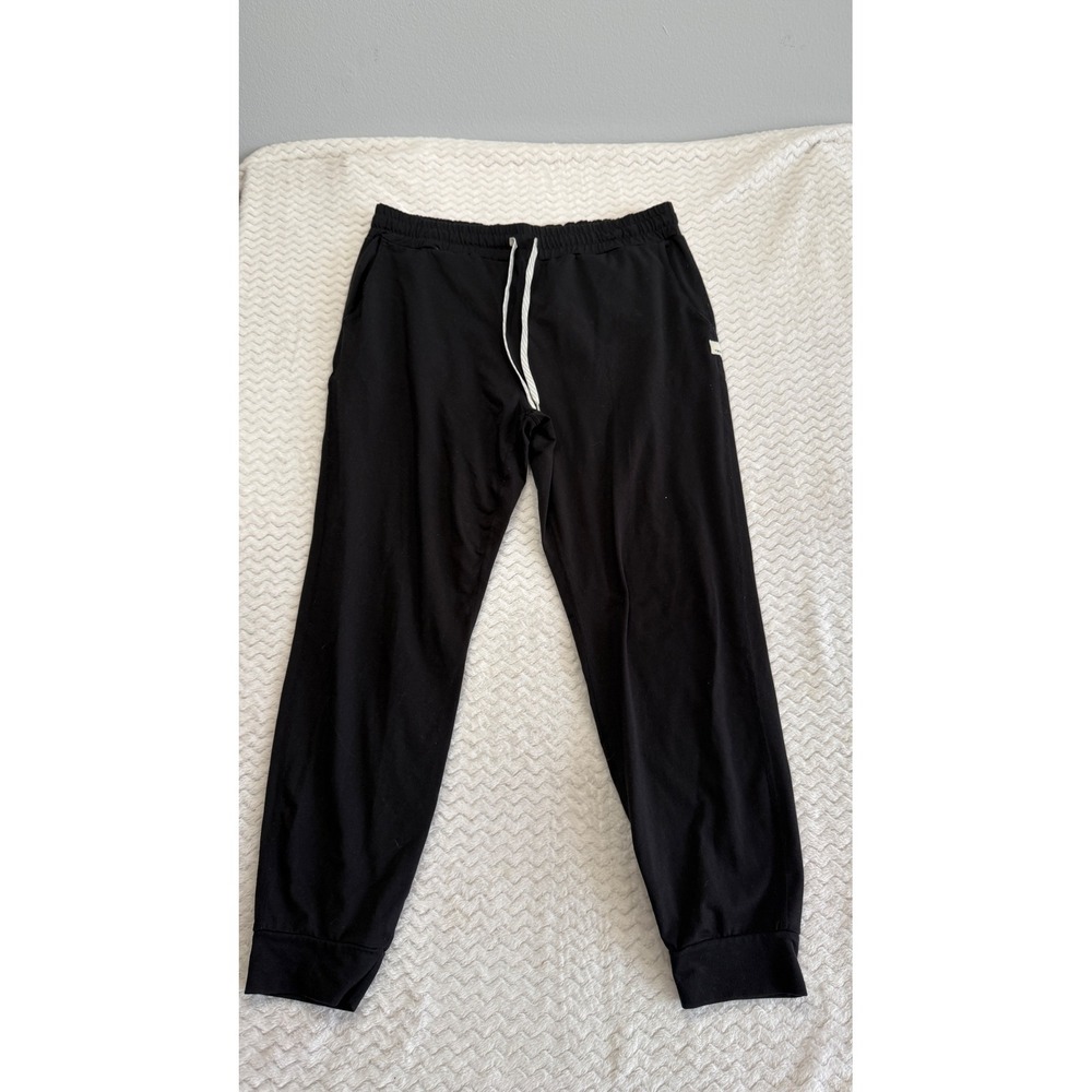 Vuori Black Performance Jogger Pants Drawstring Tapered Activewear Women
